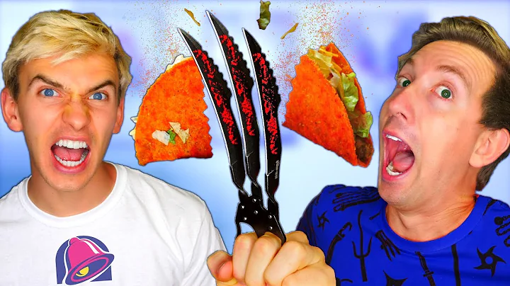Slow Mo Ninja Gadgets vs Tacos  w/ Stephen Sharer