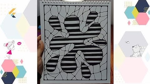 Zentangle pattern part 31| Beginners friendly| SoftLine Studio