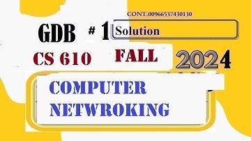 cs610 gdb 1 solution fall 2024|cs 610 gdb 1 solution fall 2024|success insurance