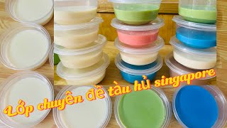 Lớp Chuyên Đề Tàu Hủ Singapore- Hướng Dẫn Nấu Tàu Hủ Singapore Mix Vị