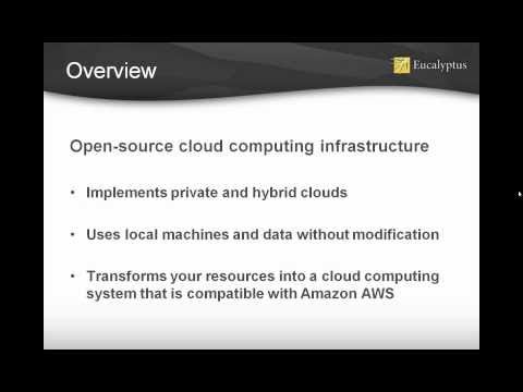 This webinar covers, how to deliver a fully-managed, end-to-end private cloud solution utilizing your organization's current data center resources, with very little reconfiguration. The technology solution discussed focuses on the integration of Kaavo's Application and Workload management solution with the Eucalyptus private cloud platform. Includes a live demonstration of the Kaavo-Eucalyptus solution, followed by a live Q&A session with the subject matter experts. The demo shows one click deployment and autopilot capability of Kaavo IMOD for a 3 tier Hybrid Cloud Application running across Rackspace, Eucalyptus (private cloud) and EC2. Kaavo IMOD was running on the Eucalyptus private cloud.