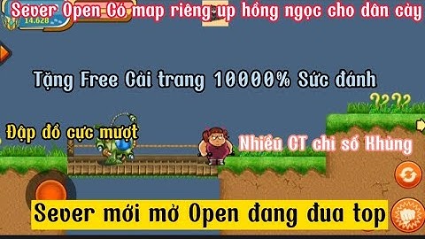 Ngọc rồng Lậu _ Phát hiện Sever Open Có map Up Hồng ngọc Tặng Free Cải trang 10000% Sức đánh