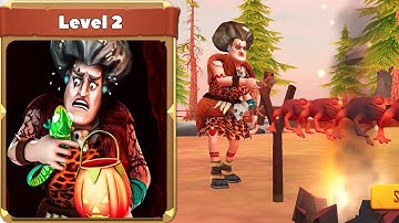 Scary Teacher Stone Age | Story Begins Level 2 Walkthrough (iOS Android)