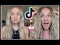 HOW TO GET NATURAL CURLS: Testing the Viral Curly Girl Method & Posting My First Ever TikTok