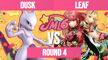 Dusk (Mewtwo) vs Leaf (Pyra & Mythra, King K. Rool) - JMLeague6 Round 4
