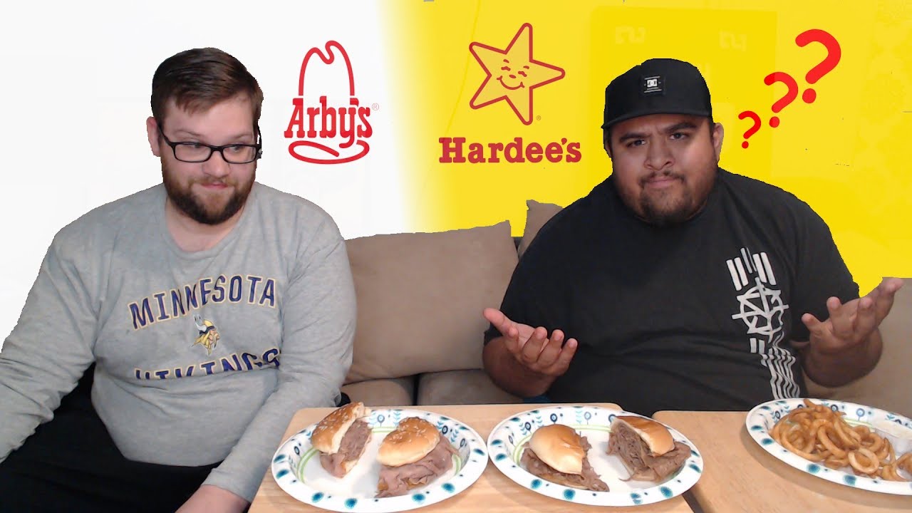 Roast Beef Sandwiches Arby's Vs Hardee's YouTube