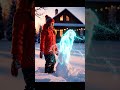 Чудеса у нас во дворе ☃️ СДЕЛАТЬ ВИДЕО за 15 минут #нейросети #видеонейросетями #видеосам