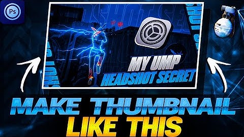 How To Make Ump God Thumbnail | How To Make Thumbnail Like Cap8ff | How To Make God Level Thumbnail
