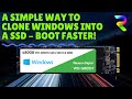 Clone Windows from Old Hard Drive to a New SSD, Boot Faster!