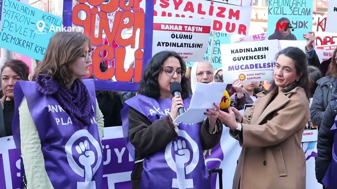 ANKARA'DA FEMİNİST GECE YÜRÜYÜŞÜ: ÖZGÜR YAŞAMDAN YANAYIZ