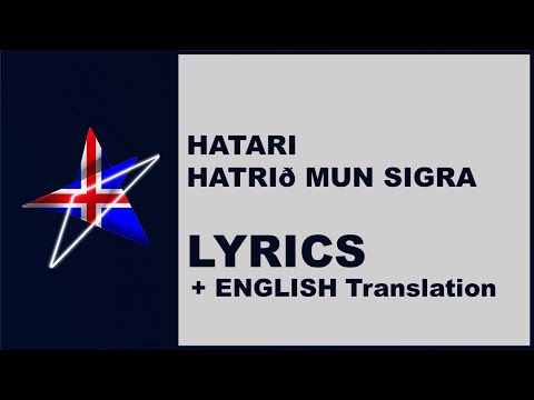 HATARI - Hatrið mun sigra - LYRICS with ENGLISH translation (Iceland Eurovision 2019)