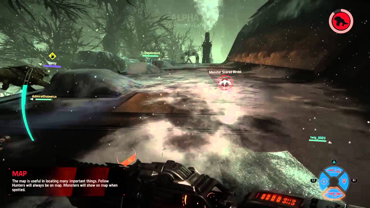 Evolve Big Alpha 4 Idiots vs 1 Idiot w/ fire breathing capabilities