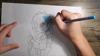 Drawing REM (Rezero) #KeentoDraw2