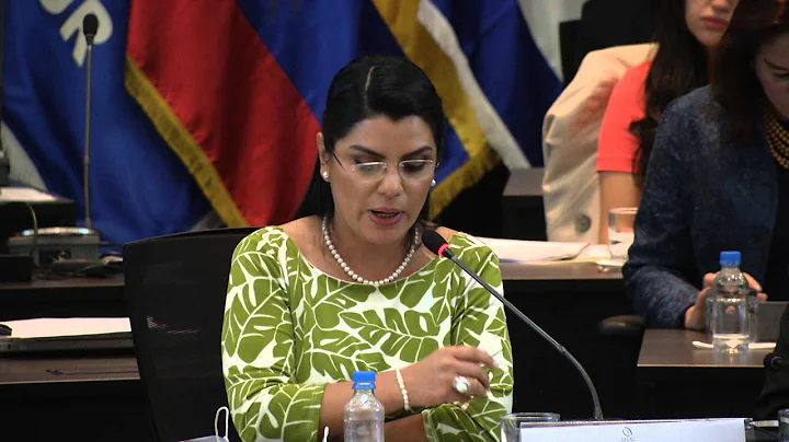 Discurso Ministra del Ambiente Lorena Tapia, Reuni...