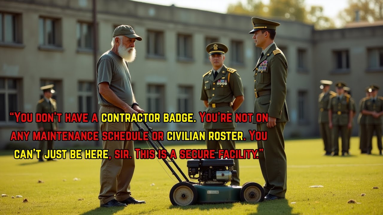 He Mowed the Lawns Outside the Barracks. A Colonel Walked Up and asked ...