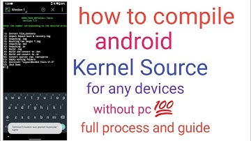 Tutorial how to build kernel without pc
