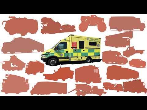 Trucks for Kids – 20 Types of Trucks 🚛 | Fire Truck, Garbage Truck, Dump Truck & More!
