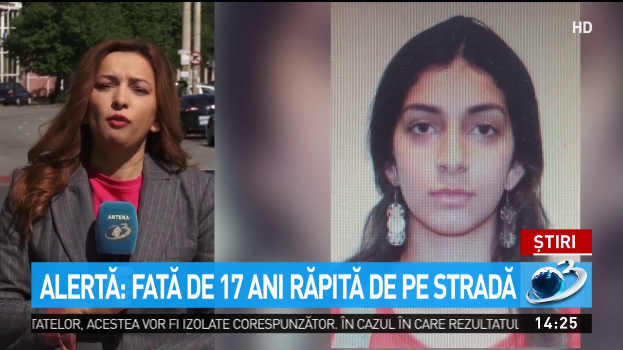O minoră de 17 ani din Piteşti, răpită de trei bărbaţi de pe stradă, căutată la nivel nați