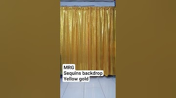 MRG Sequins backdrop yellow gold #photobooth #backdrop #sequins #gold