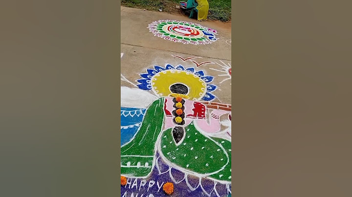 Sankranti muggulu pootilu🥳🥳 #sankranthi #muggulu #rangoli #bogie