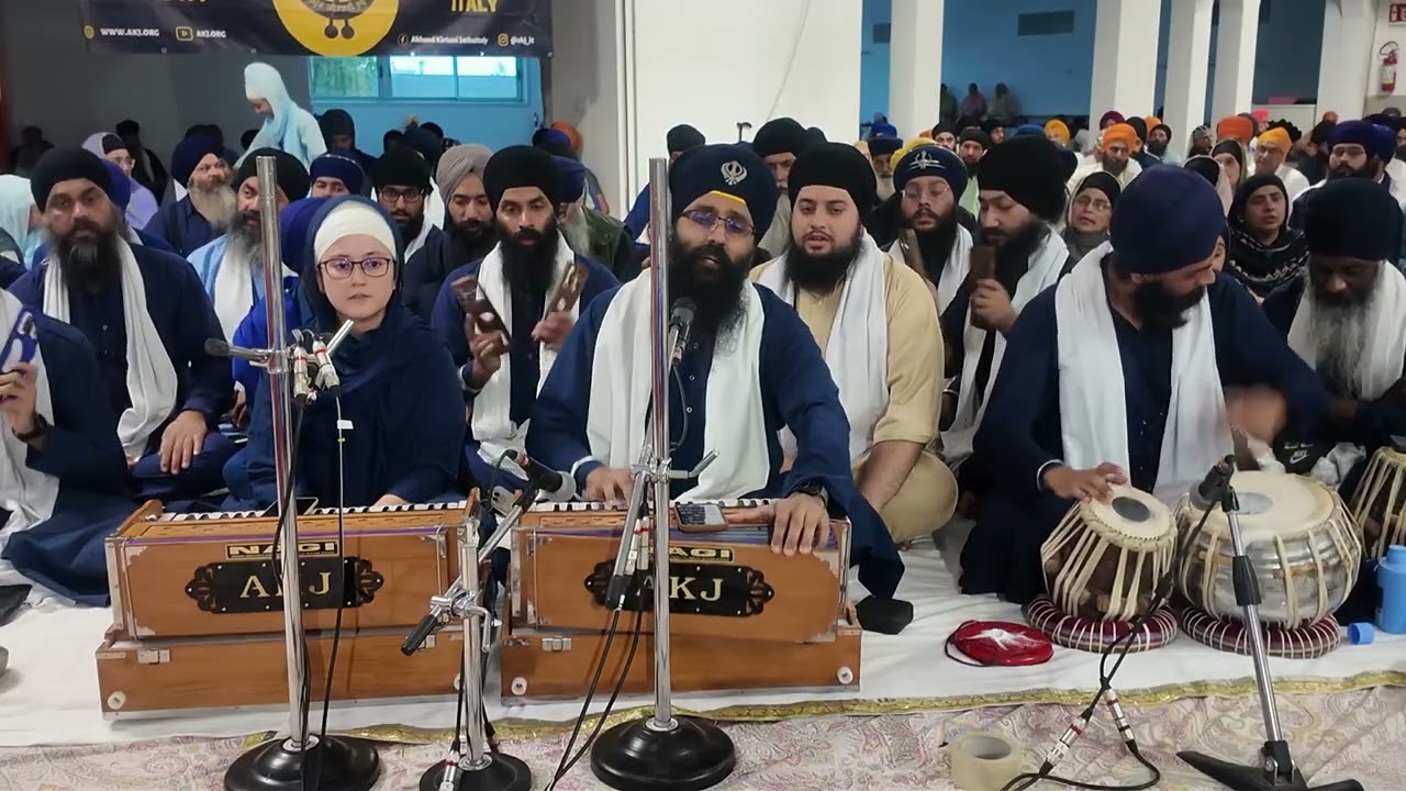 Bhai Rasvinder Singh Ji Malaysia - Annual Akhand Kirtan Smagam Italy 2025 - Raensbaee