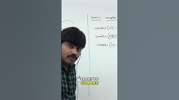 Float to Complex: Python Conversion Explained Simply #shorts