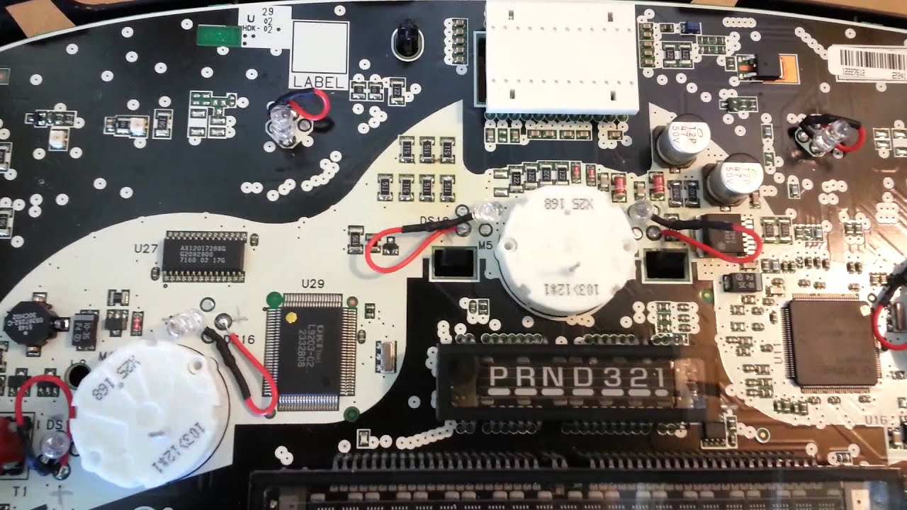 Fix for GM Gauge Cluster 03 Silverado PNRD123 Shift ... chevrolet silverado 7 pin wiring diagram 