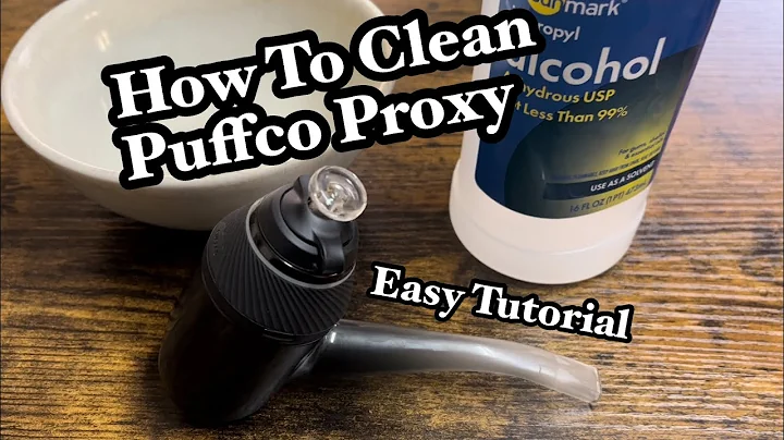 How To Clean Puffco Proxy (Chamber, Glass, Reassembly)