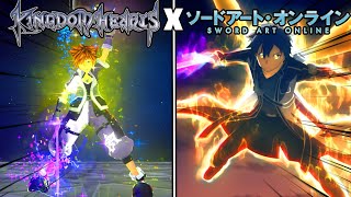 [KH3 Mods] Sora With Kirito's Abilities From Sword Art Online! | Recollection Of Aincrad Mod