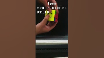 E perm #algorithm #algorithms #gancube #gancubes #jperm #jpermillion #permutation #rubikscube #rubik
