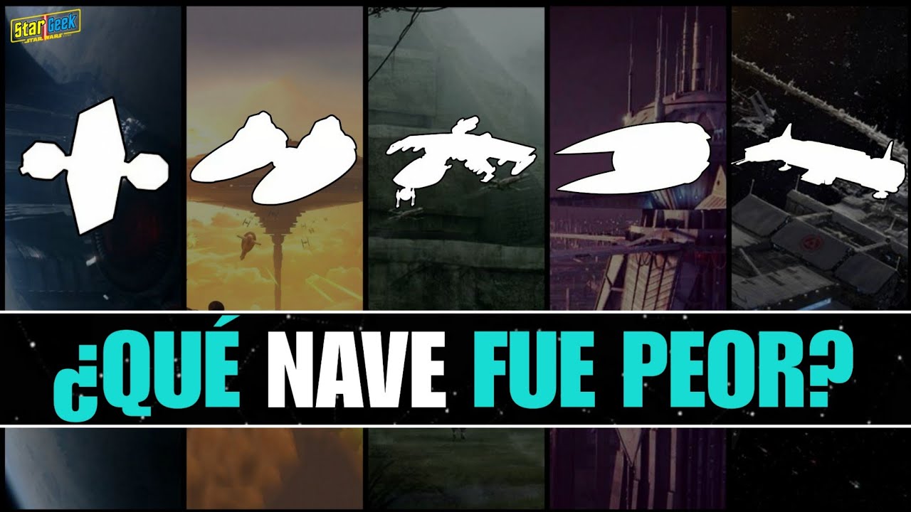 ¿Qué FACCIÓN de Star Wars Tiene la PEOR NAVE?