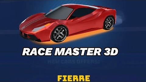 New Vehicle FIERRE Unlocked 🔴 Race Master 3D | Levels 267 - 273