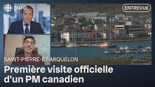 Visite Historique De Carney Et Macron À Saint - Pierre - Et - Miquelon Sur Le Terrain