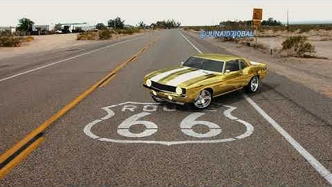 24K Gold Plated Chevrolet Camaro 1969 (Solidworks Visualize)