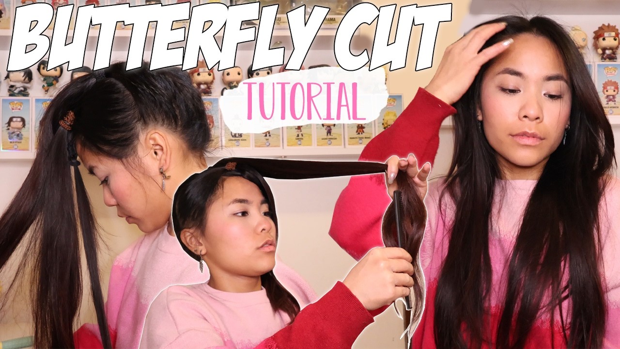 BUTTERFLY CUT TUTORIAL✂️-FACILISSIMO E DA CASA😍