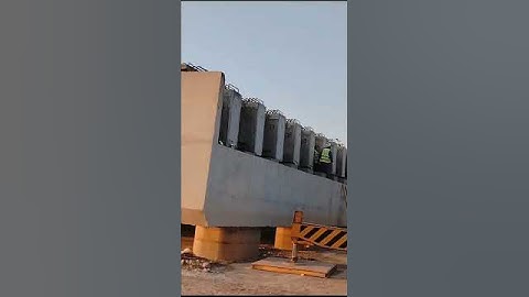bridge girder launching #viral #shortvideo