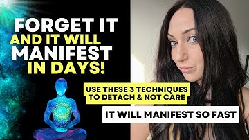 If You Stop Caring You Will Manifest Your Desire in DAYS - This works so fast!