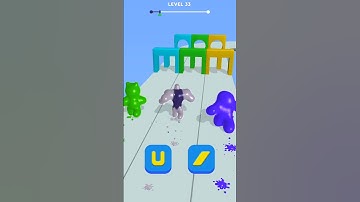 Low to Fast Happy Triple Blob Shifter Running ⭕❌ Level - 33 #funnygame #viralshorts #bestcoolgame