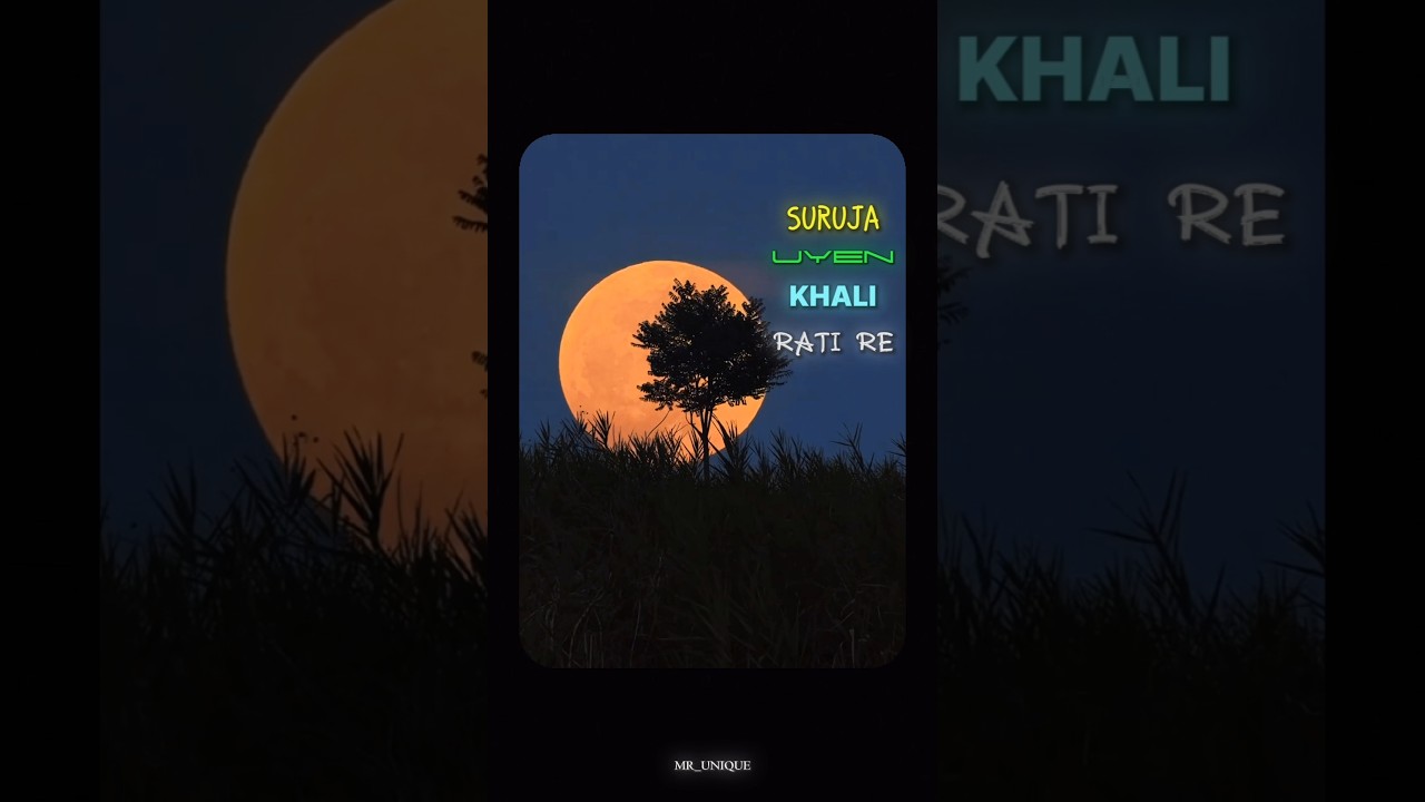 New Odia Status ✨ Bichara Hrudaya ❤️ New Aesthetic Lyrics 💚 Youtube Viral Short 🦋 Love Romantic Somg