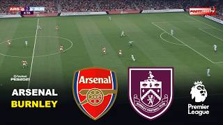 🔴ARSENAL vs BURNLEY - Premier League 2026 Full Match | Pes 21 Simulation Video Game