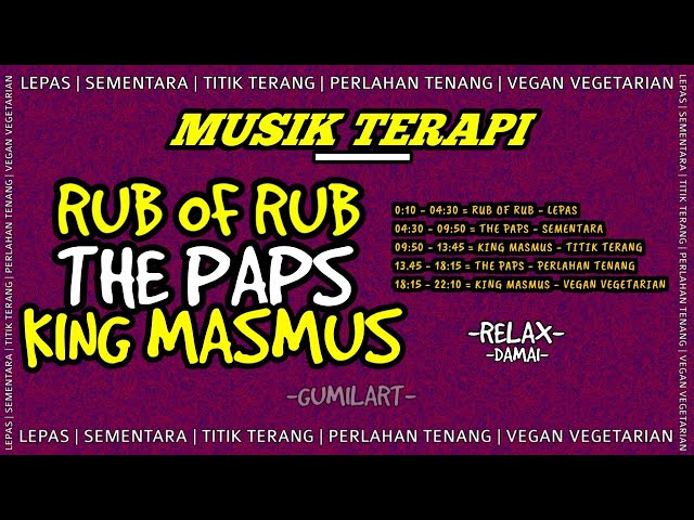 PLAYLIST LAGU (AUDIO VISUAL) | THE PAPS | KING MASMUS | RUB OF RUB class=