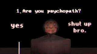 Тест на психопата на андроид - Psychopath Test 3D Horror Test Game screenshot 1
