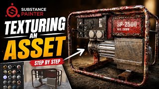 How To Texture Assets in Substance Painter | (For Beginners)