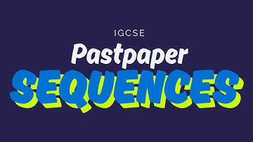 Sequence pastpaper questions