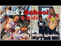 FIRST DAY Back To SCHOOL 9Kids! Middle Vs Elementary school