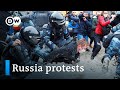 Crackdown in Russia: Kremlin calls anti-Putin protesters 'hooligans' | DW News