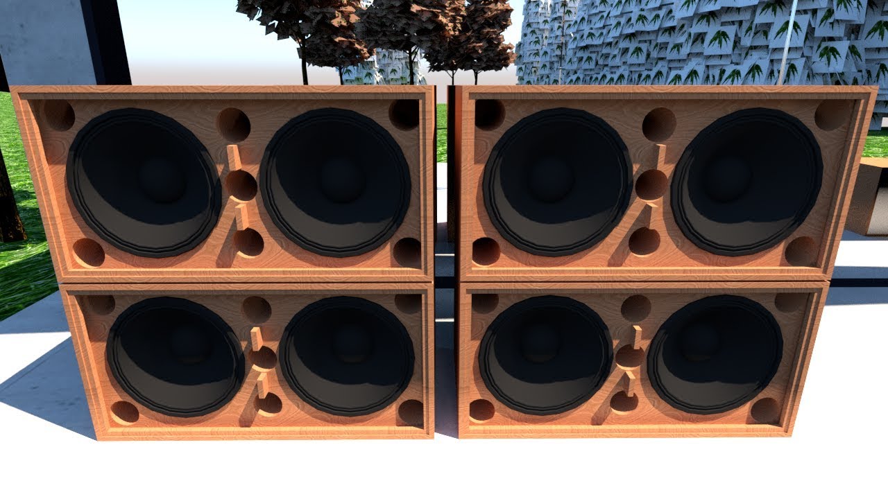 [Design] Dual 18" Bass Reflex Heavily Braced YouTube