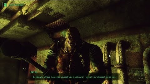 Fawkes has Unique Dialogue if You Retrieve The G.E.C.K. before He does