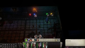 How to Solve Shield Maze Puzzle Pathfinder 2 Wrath of the Righteous Colored Buttons Gems on the Wall