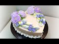 Торт с Каллами и Розами(крем БЗК). /Cake with Calla lilies and roses(protein custard).